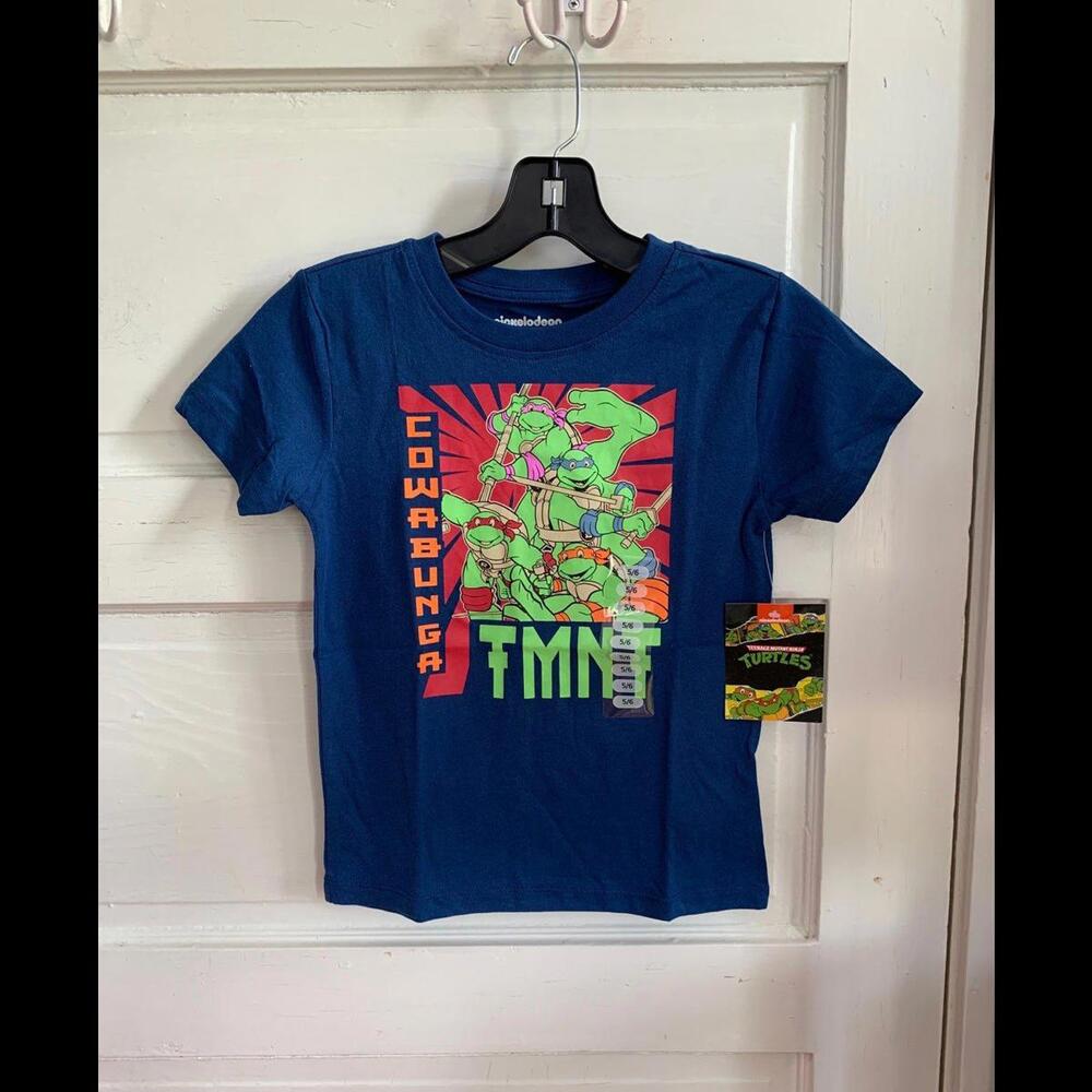NWT Nickelodeon Teenage Mutant Ninja Turtles Shirt Size Kids 5/6